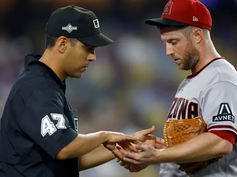 Why MLB umpires check pitchers' hands after the inning is over?