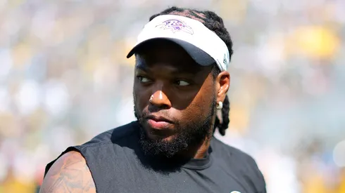 Derrick Henry, running back of the Baltimore Ravens