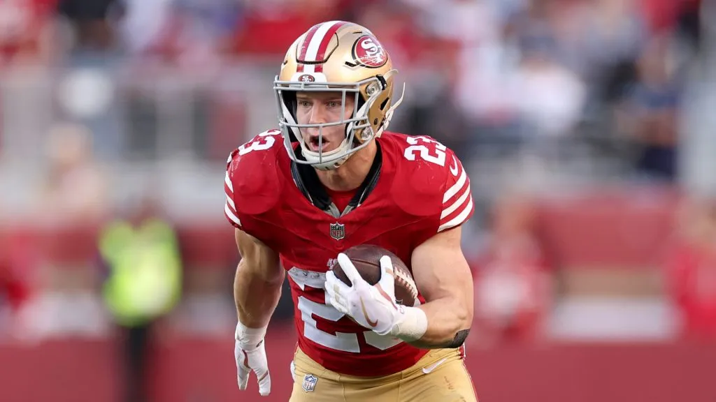 Christian McCaffrey, running back of the San Francisco 49ers