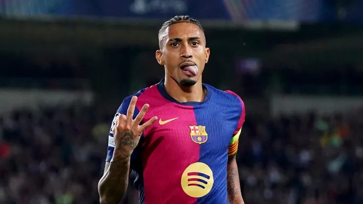 Raphinha of FC Barcelona.
