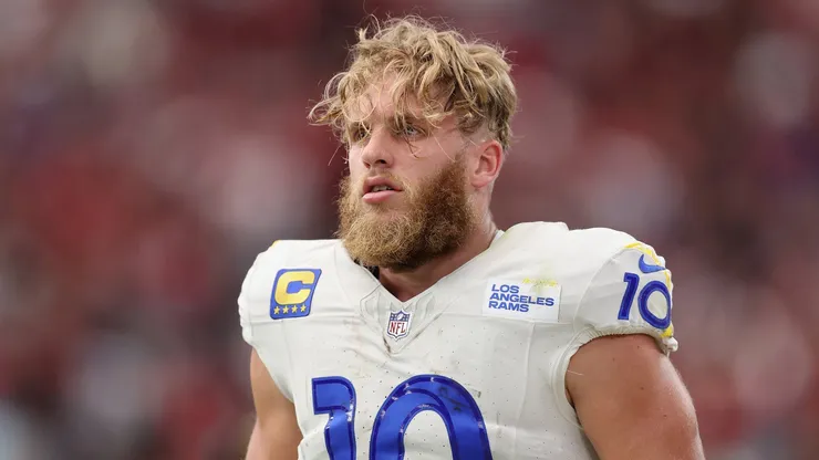 Wide receiver Cooper Kupp #10 of the Los Angeles Rams during the NFL game at State Farm Stadium on September 15, 2024 in Glendale, Arizona. The Cardinals defeated the Rams 41-10.