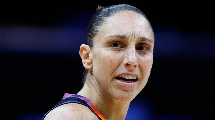 Diana Taurasi #3 of the Phoenix Mercury during play against the Los Angeles Sparks