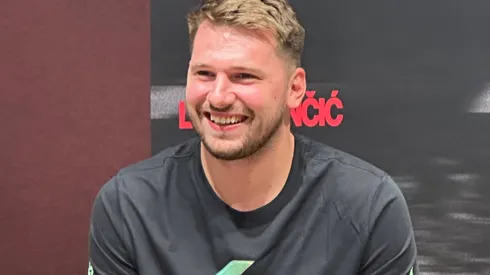 NBA, Basketball Herren, USA star Luka Doncic attends Jordan Brand Family Tour on August 31, 2024 in Beijing, China.