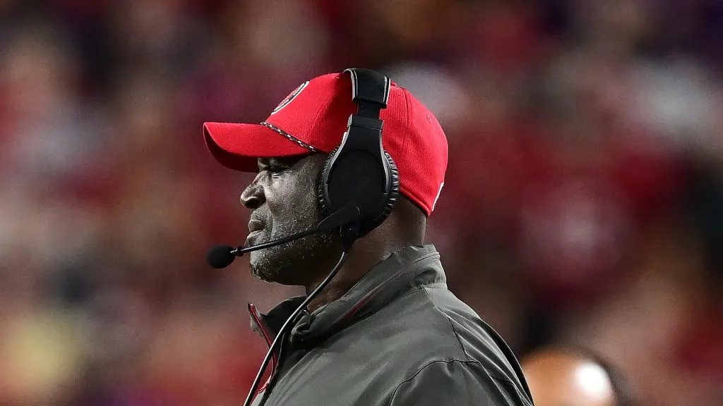 Head coach Todd Bowles of the Tampa Bay Buccaneers