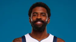 Kyrie Irving #11 of the Dallas Mavericks poses for a portrait during the Dallas Mavericks Media Day at Mavericks Training Center on September 30, 2024 in Dallas, Texas.