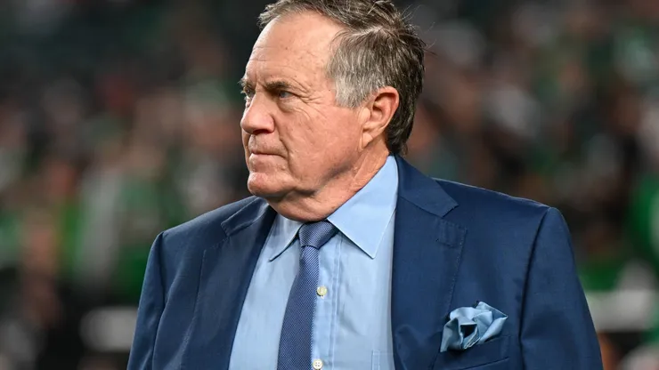 Coaching legend Bill Belichick before the game between the Philadelphia Eagles and the Atlanta Falcons on September 16th, 2024 at Lincoln Financial Field in Philadelphia, PA.