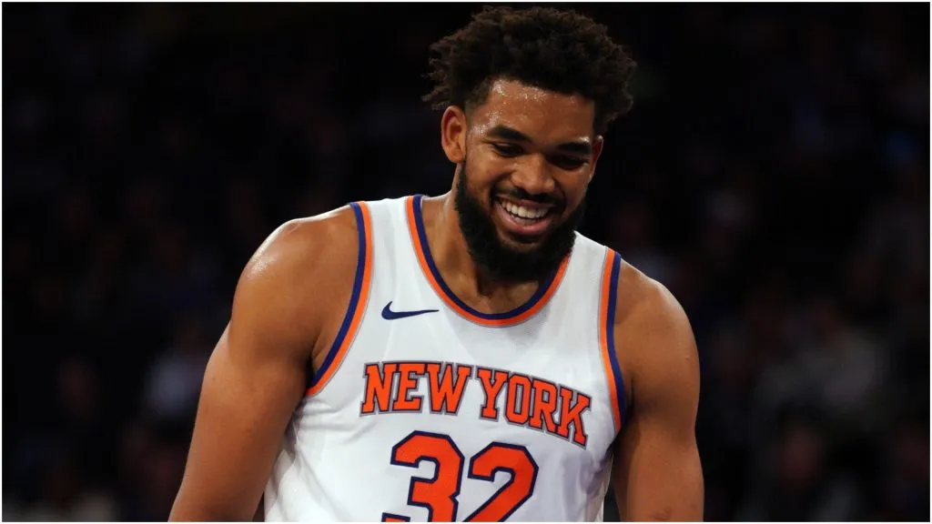 Karl-Anthony Towns of the New York Knicks – Evan Bernstein/Getty Images