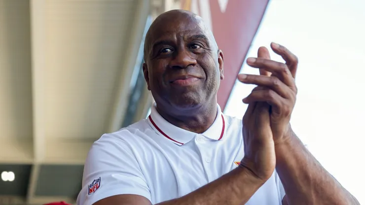 Earvin 'Magic' Johnson, Los Angeles Lakers legend.