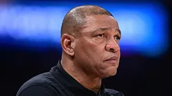 Doc Rivers of the Milwaukee Bucks looks on during the second half against the Oklahoma City Thunder at Paycom Center on April 12, 2024 in Oklahoma City, Oklahoma.