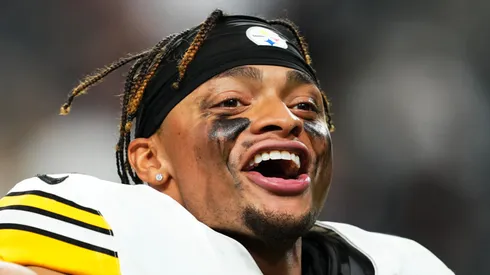 Justin Fields quarterback of the Pittsburgh Steelers