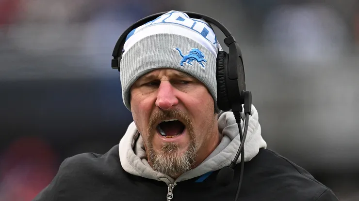 Dan Campbell head coach of the Detroit Lions