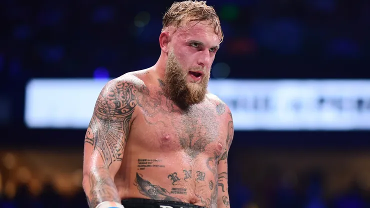 Jake Paul looks on during their cruiserweight fight against Mike Perry at Amalie Arena on July 20, 2024 in Tampa, Florida