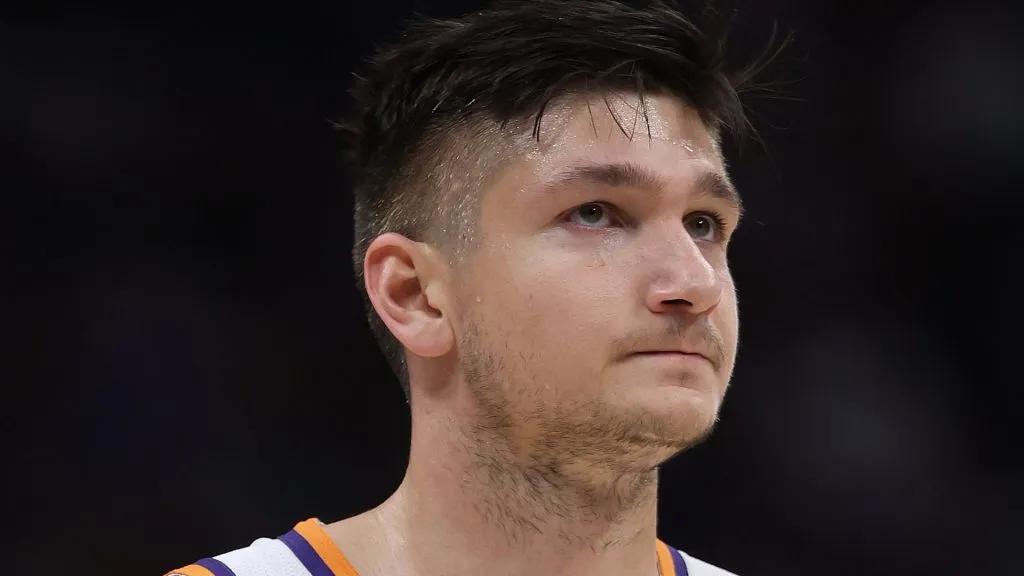 Grayson Allen looking concerned