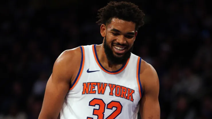 Karl-Anthony Towns #32 of the New York Knicks