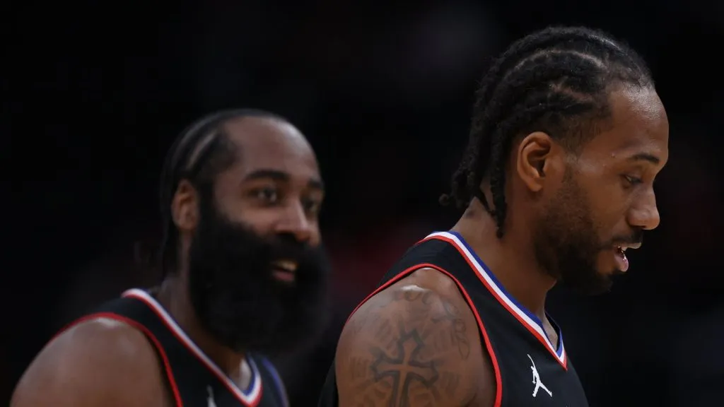 Leonard and Harden playing