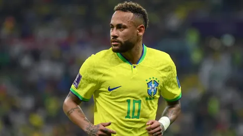 Neymar of Brazil during the FIFA World Cup Qatar 2022 Group G match between Brazil and Serbia.