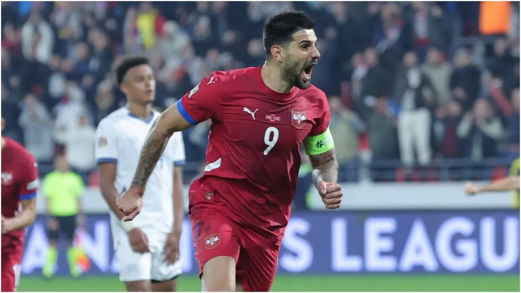 Serbiaās Aleksandar Mitrovic ā IMAGO / Xinhua