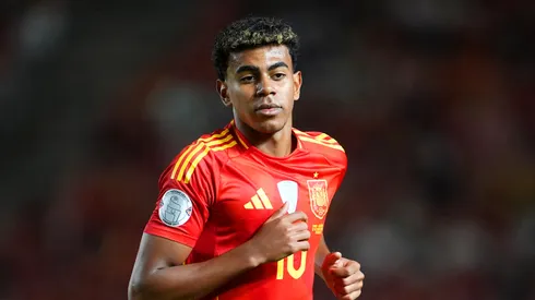 Lamine Yamal of Spain looks on during the UEFA Nations League 2024/25 League A Group A4