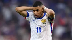 Kylian Mbappe reacts during the UEFA EURO 2024 Semi-Final match between Spain and France