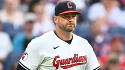 Manager Stephen Vogt of the Cleveland Guardians