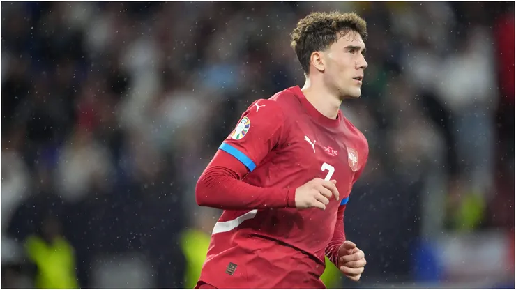 Dusan Vlahovic of Serbia