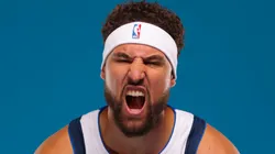 Klay Thompson #31 of the Dallas Mavericks poses for a portrait during the Dallas Mavericks Media Day at Mavericks Training Center on September 30, 2024 in Dallas, Texas.
