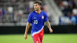 Christian Pulisic #10 of the United States walks across the field in the second half against New Zealand during an international friendly match at TQL Stadium on September 10, 2024 in Cincinnati, Ohio. (Photo by Dylan Buell/Getty Images)