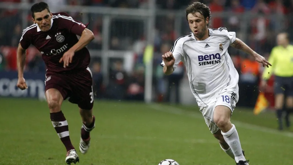 Antonio Cassano (Real Madrid) and Lucio (Bayern Munich) - Champions League 2006/2007.