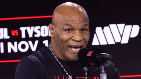 Mike Tyson vs Jake Paul press conference during Fanatics Fest in New York City.