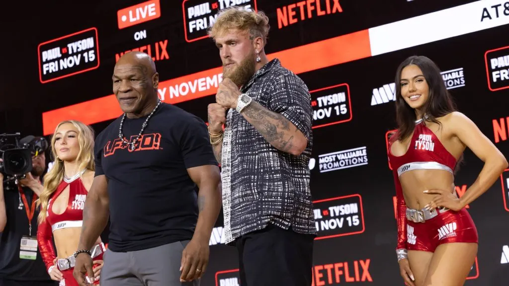 Mike Tyson vs Jake Paul press conference during Fanatics Fest in New York City