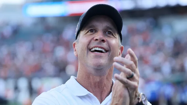 Baltimore Ravens head coach John Harbaugh during the 2024 NFL season