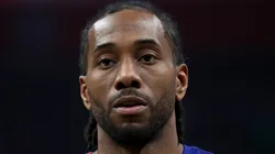 Kawhi Leonard #2 of the LA Clippers before the game against he Quin Snyder of the Atlanta Hawks at Crypto.com Arena on March 17, 2024 in Los Angeles, California.