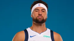 Klay Thompson #31 of the Dallas Mavericks poses for a portrait during the Dallas Mavericks Media Day