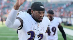 Derrick Henry #22 of the Baltimore Ravens.