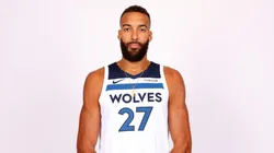 Rudy Gobert #27 of the Minnesota Timberwolves poses for a portrait during media day