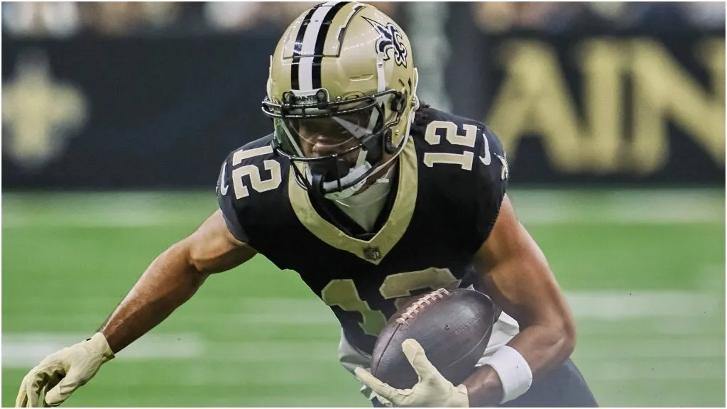 Chris Olave of the New Orleans Saints