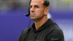 Tottenham Hotspur Stadium, London, England; NFL, American Football Herren, USA UK Football, New York Jets versus Minnesota Vikings; Robert Saleh head coach of the New York Jets