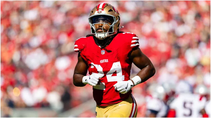 San Francisco 49ers running back Jordan Mason
