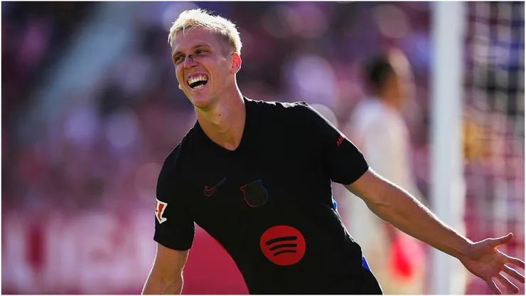 Dani Olmo of Barcelona