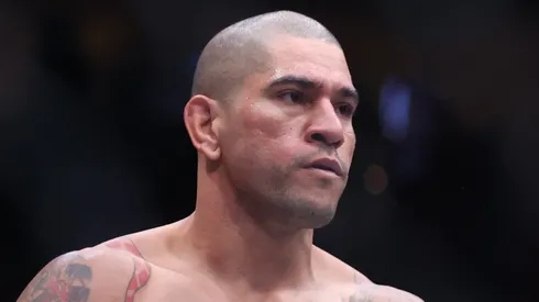 Alex Pereira of Brazil fights during a light heavyweight championship bout during UFC 303 at T-Mobile Arena on June 29, 2024 in Las Vegas, Nevada.