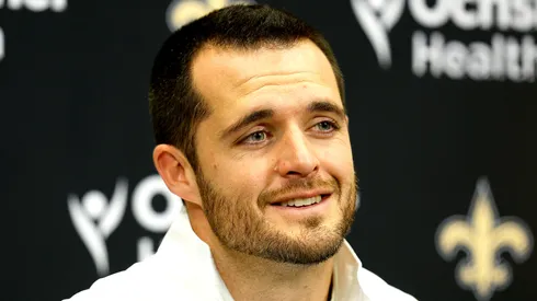 Derek Carr quarterback of the New Orleans Saints