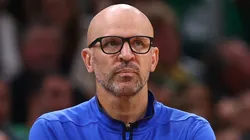 Dallas Mavericks head coach Jason Kidd looks on during the fourth quarter against the Boston Celtics in Game One of the 2024 NBA Finals at TD Garden on June 06, 2024 in Boston, Massachusetts.