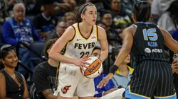 Caitlin Clark (22 Indiana Fever) in action during the game between the Chicago Sky and Indiana Fever on Sunday June 23, 2024 at Wintrust Arena, Chicago, USA. (NO COMMERCIAL USAGE) (Shaina Benhiyoun/SPP)