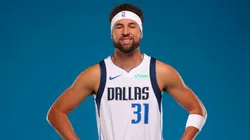 Klay Thompson #31 of the Dallas Mavericks poses for a portrait during the Dallas Mavericks Media Day