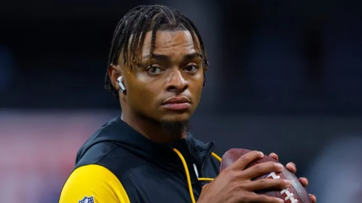Justin Fields during his stint in the Pittsburgh Steelers