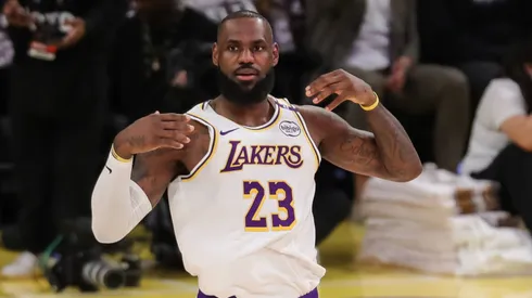 LeBron James (23) during the Los Angeles Lakers game against the Toronto Raptors