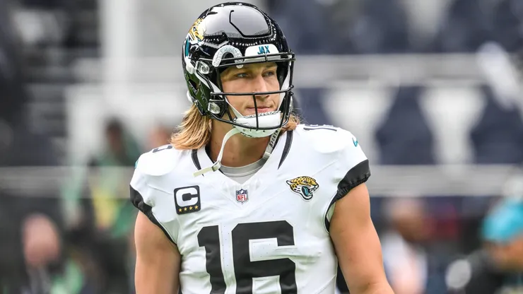 Trevor Lawrence with the Jacksonville Jaguars in 2024