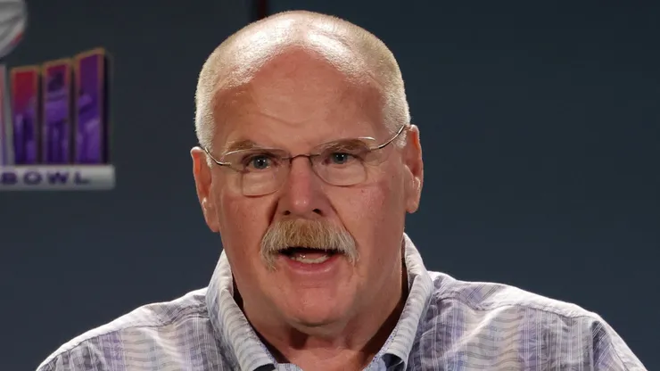 Andy Reid head coach of the Kansas City Chiefs