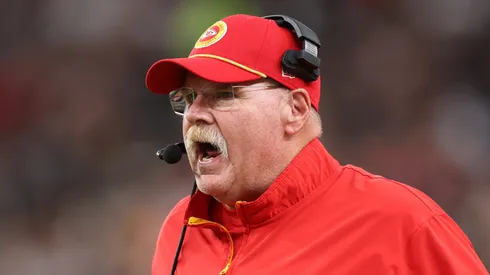 Andy Reid head coach of the Kansas City Chiefs