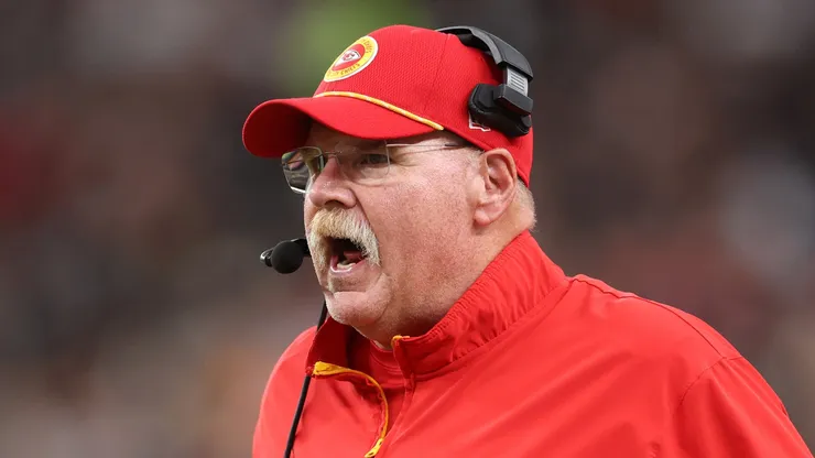 Andy Reid head coach of the Kansas City Chiefs